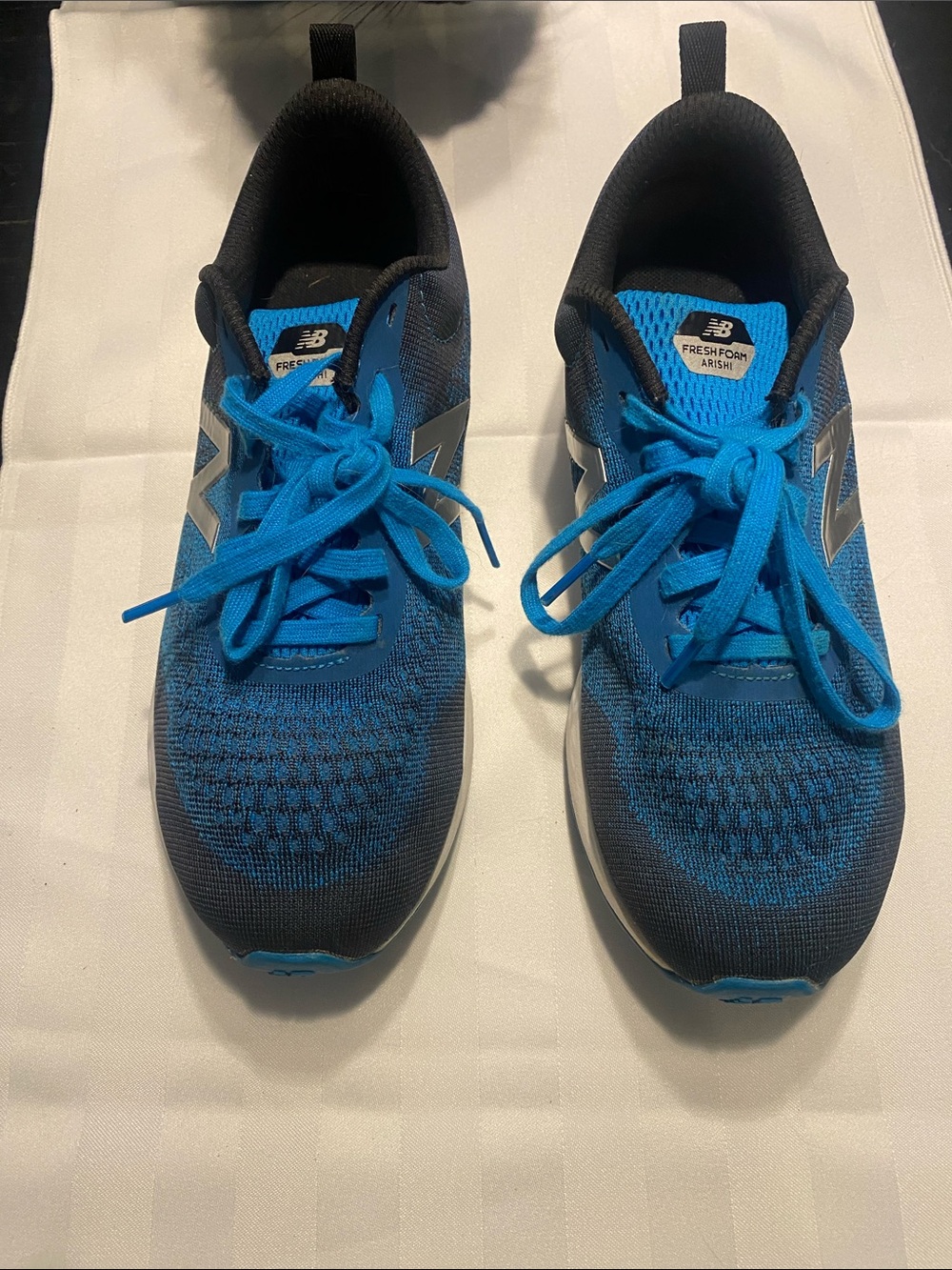New Balance Bright Blue and Black Running  Shoe